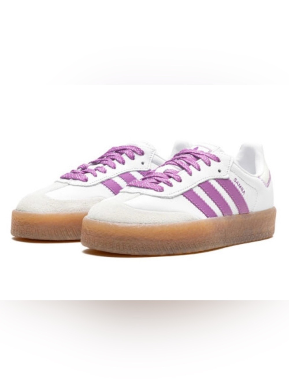 Adidas Sambae Originals Preloved Purple Sneakers size 9.5